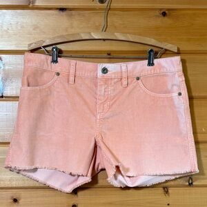 Title Nine Carve Corduroy Peach Two-Tone Women's Shorts 8